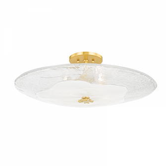 3 LIGHT LARGE FLUSH MOUNT (57|KBS1742504L-AGB)