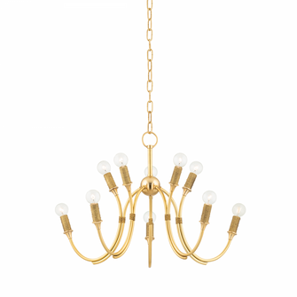 10 LIGHT CHANDELIER (57|1528-AGB)