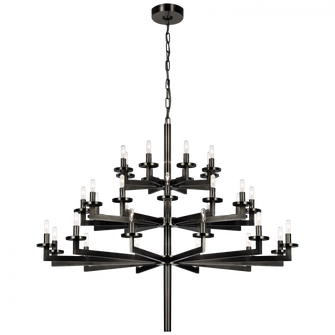 Liaison Triple Tier Chandelier (279|KW 5202BZ)