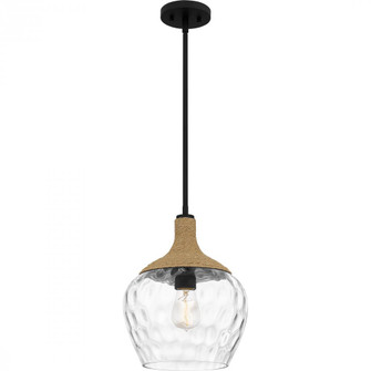 Royer 1-Light Matte Black Mini Pendant Light (26|QPPC5603MBK)