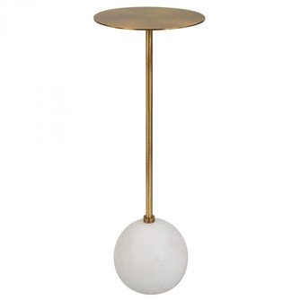 Uttermost Gimlet White Drink Table (85|25216)