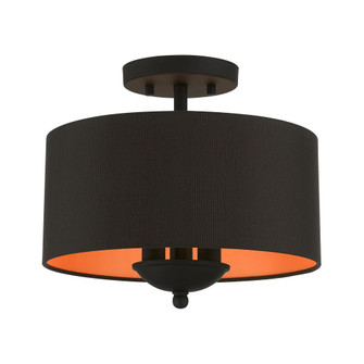 3 Light Black Semi-Flush Mount (108|45611-04)