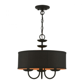 3 Light Black Pendant Chandelier (108|45123-04)