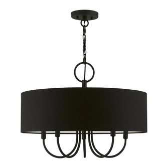 5 Light Black Pendant Chandelier (108|43445-04)