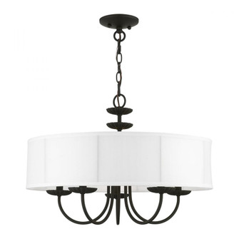 5 Light Black Pendant Chandelier (108|42985-04)