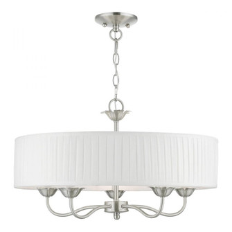 5 Light Brushed Nickel Pendant Chandelier (108|41775-91)