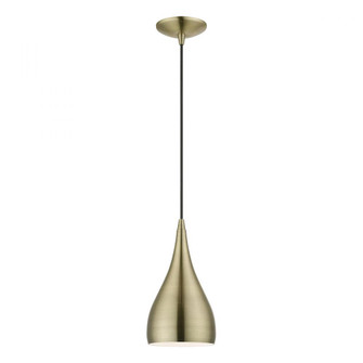 1 Light Antique Brass Pendant (108|40981-01)