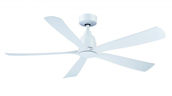 Kute5 52 inch Indoor/Outdoor Smart Ceiling Fan - Matte White with Matte White blades (90|FPD5534MW)