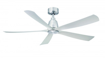 Kute5 52 inch Indoor/Outdoor Smart Ceiling Fan - Brushed Nickel with Brushed Nickel blades (90|FPD5534BN)