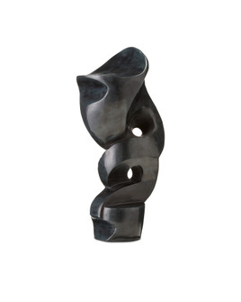 Roland Black Marble Abstract Sculpture (92|1200-0596)