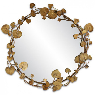Vinna Brass Round Mirror (92|1000-0116)