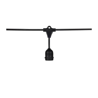 24Ft; LED String Light; 12 Socketed Black Cord and Plug Only (27|S8039)