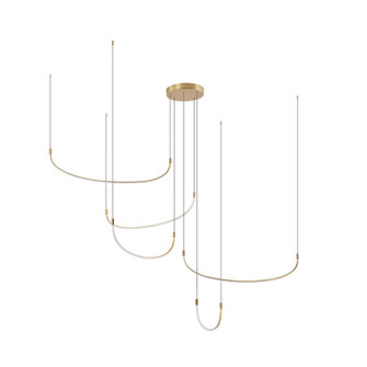 Talis 70-in Brushed Gold LED Multi Pendant (461|MP89570-BG)