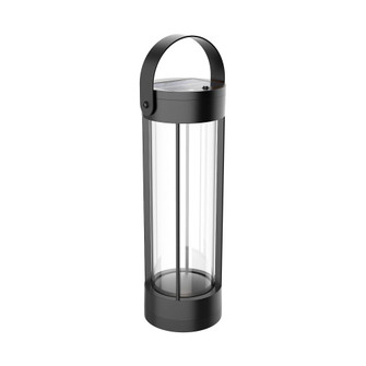 Suara 14-in Black Dimmable LED Exterior Portable Lamp (461|EL17614-BK)