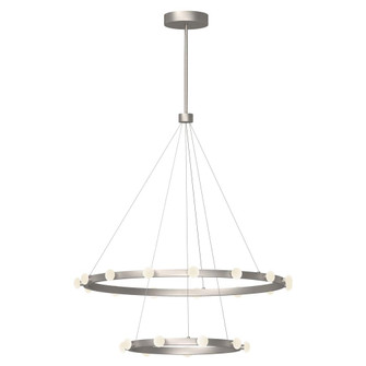 Rezz 36-in Brushed Nickel LED Chandeliers (461|CH63436-BN)