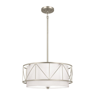 Birkleigh 18'' 3 Light Pendant/Semi Flush Satin Nickel (10687|52075SN)