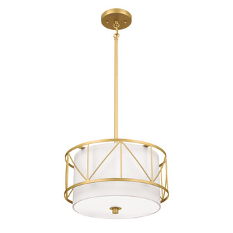 Birkleigh 14'' 3 Light Pendant/Semi Flush Classic Gold (10687|52074CLG)