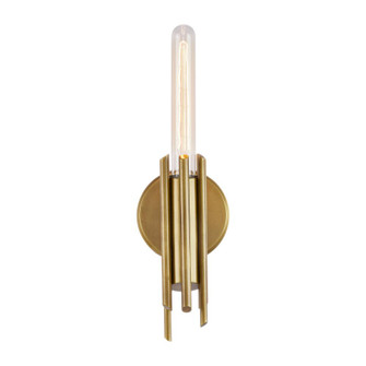Torres 9-in Vintage Brass 1 Light Damp-Rated Wall/Vanity Light (7713|WV335409VB)