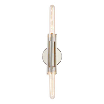 Torres 11-in Polished Nickel 2 Lights Damp-Rated Wall/Vanity Light (7713|WV335811PN)