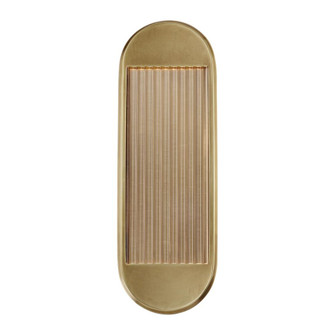 Palais 16-in Vintage Brass Damp-Rated Dimmable LED Wall/Vanity Light (7713|WV330216VB)