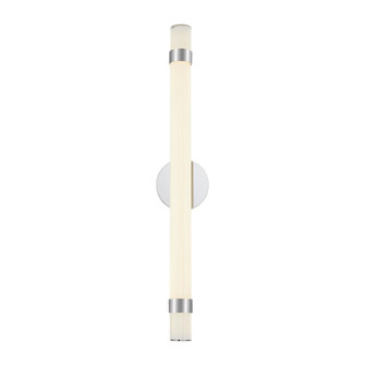 Madison 30-in Polished Nickel/Glossy Opal LED Wall/Vanity (7713|WV324230PNGO)