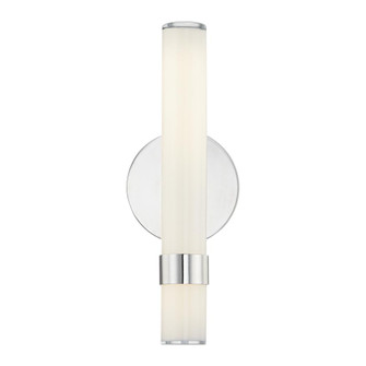 Madison 14-in Polished Nickel/Glossy Opal LED Wall/Vanity (7713|WV324114PNGO)