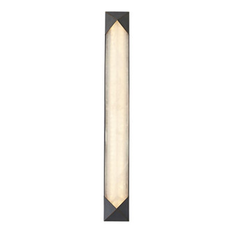 Caesar 25-in Alabaster Damp-Rated Dimmable LED Wall/Vanity Light with Urban Bronze Finish (7713|WV323225UBAR)