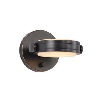 Blanco 6-in Alabaster Damp-Rated Dimmable LED Wall/Vanity Light with Urban Bronze Finish (7713|WV325106UBAR)