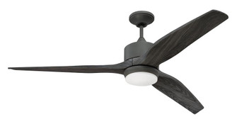 Mobi 60'' 3-Blade Indoor/Outdoor (Wet) Ceiling Fan in Aged Galvanized w/ Greywood Blades (20|MOB60AGV3)