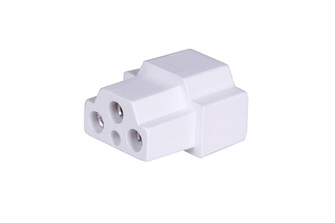 Under Cabinet Light End-To-End Connector in White (20|CUC10-ETE-W)