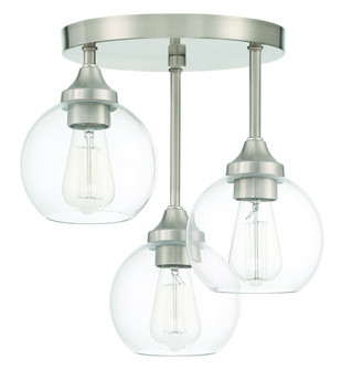 Glenda 3 Light Semi Flush in Brushed Polished Nickel (20|56253-BNK)