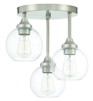 Glenda 3 Light Semi Flush in Brushed Polished Nickel (20|56253-BNK)