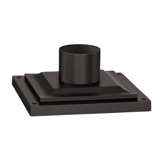 Textured Bronze Square Pier Mount (52|PMB4941-TBZ)