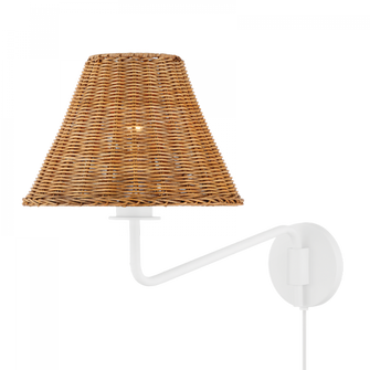 Issa Plug-In Sconce (6939|HL704201-TWH)