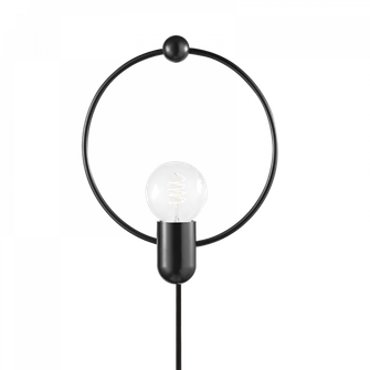 Darcy Plug-In Sconce (6939|HL638201-SBK)