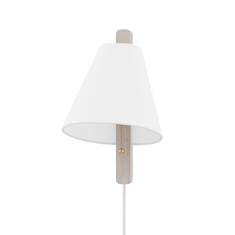 Ellen Plug-in Sconce (6939|HL636201-AGB/WWA)