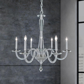 Habsburg 6 Light 120V Chandelier in Polished Chrome with Clear Optic Crystal (168|S9230-702O)