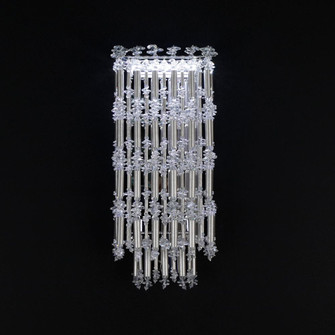 Tahitian 19in LED 3000K/3500K/4000K 120V-277V Wall Sconce in Antique Silver with Clear Optic Cryst (168|S8118-48O)