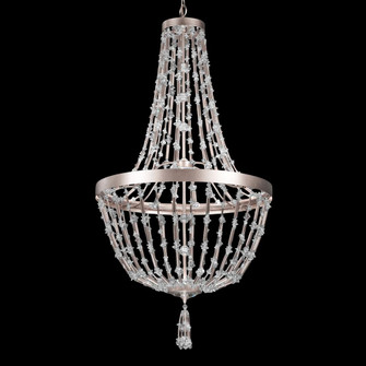 Bali 26in LED 120V-277V Pendant in Antique Silver with Clear Optic Crystal (168|S2826-48O)