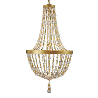 Bali 26in LED 120V-277V Pendant in Heirloom Gold with Clear Optic Crystal (168|S2826-22O)