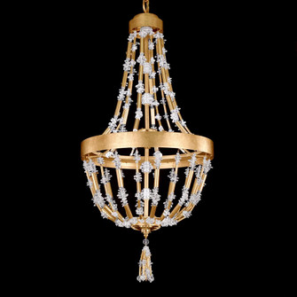 Bali 16in LED 120V-277V Pendant in Heirloom Gold with Clear Optic Crystal (168|S2816-22O)