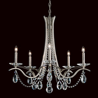 Vesca 5 Light 120V Chandelier in Black with Clear Heritage Handcut Crystal (168|VA8335N-51H)