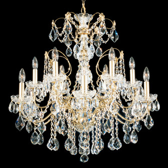 Century 12 Light 120V Chandelier in Etruscan Gold with Clear Heritage Handcut Crystal (168|1712-23)
