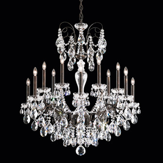 Sonatina 14 Light 120V Chandelier in Heirloom Bronze with Clear Heritage Handcut Crystal (168|ST1852N-76H)