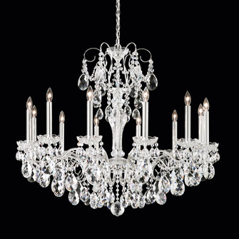 Sonatina 12 Light 120V Chandelier in Polished Silver with Clear Heritage Handcut Crystal (168|ST1849N-40H)