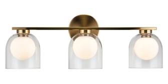Derbishone Aged Gold Brass Wall Sconce (3605|W60703AGCL)