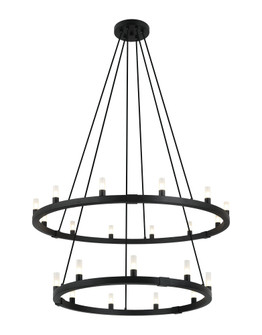 Cascadian Matte Black Chandelier (3605|C75221MB)