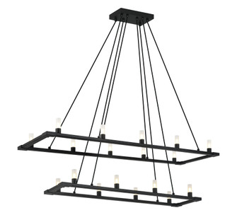 Cascadian Matte Black Chandelier (3605|C75218MB)