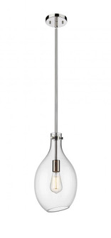 Norwalk - 1 Light - 9 inch - Polished Nickel - Cord hung - Mini Pendant (3442|493-1S-PN-G552-9-LED)
