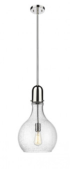 Amherst - 1 Light - 12 inch - Polished Nickel - Stem hung - Mini Pendant (3442|492-1S-PN-G584-12-LED)